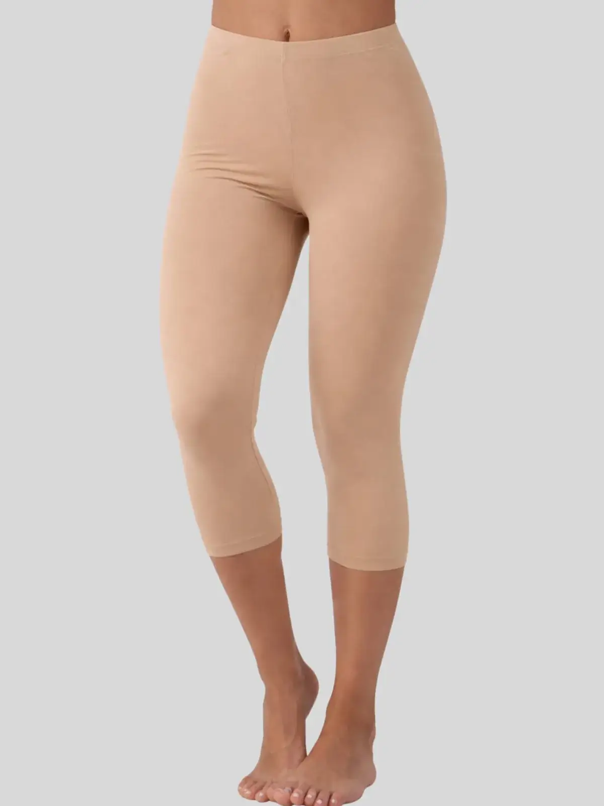 Calça Anágua Modeladora Capri na cor Bege — foto 1 de 4
