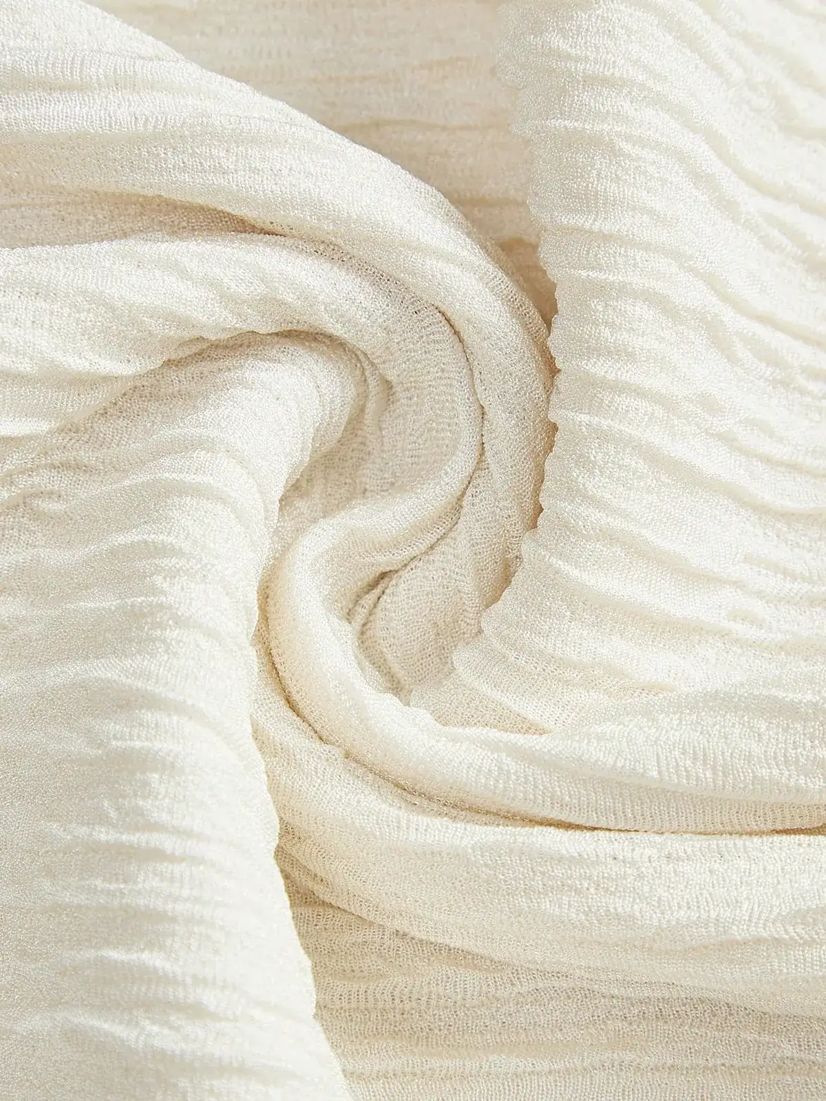 Camiseta Texturizada Canelada Cora na cor Branco — foto 6 de 8
