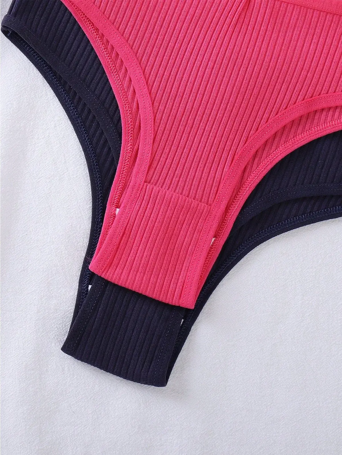 Kit 6 Calcinha Tanga de Algodão Respirável na cor Tons Claros — foto 2 de 4